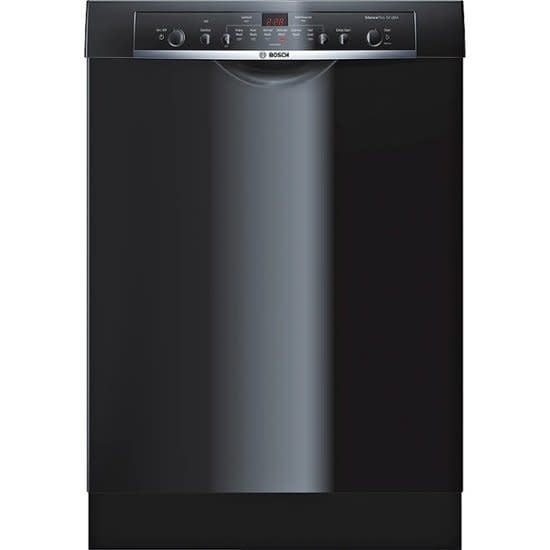 Bosch **Bosch SHE3AR76UC (NIB)  Ascenta 50-Decibel Front Control 24-in Built-In Dishwasher (Black)