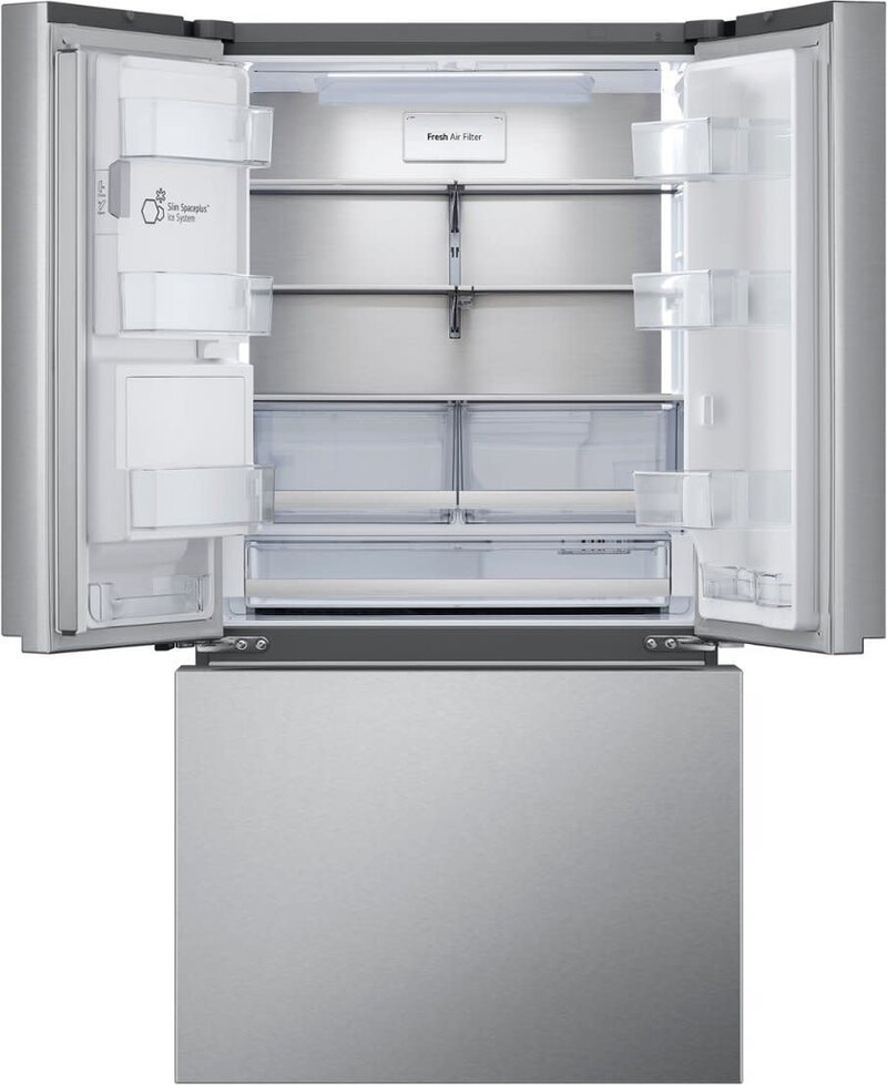 LG *LRYXC2606S  26 cu. ft. Smart Counter-Depth MAX French Door Refrigerator with 4 types of ice in PrintProof Stainless Steel