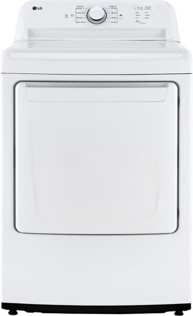 LG *DLG6101W 7.3-cu ft Reversible Side Swing Door Gas Dryer (White) ENERGY STAR