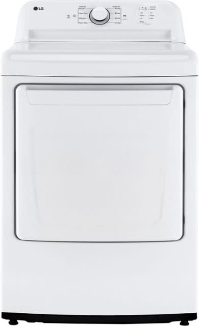 LG *LG DLG6101W 7.3-cu ft Reversible Side Swing Door Gas Dryer (White) ENERGY STAR