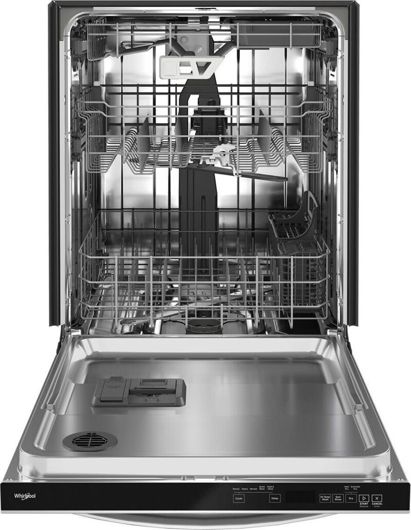 Whirlpool *WDT970SAKZ  Top Control 24-in Built-In Dishwasher With Third Rack (Fingerprint Resistant Stainless Steel), 47-dBA