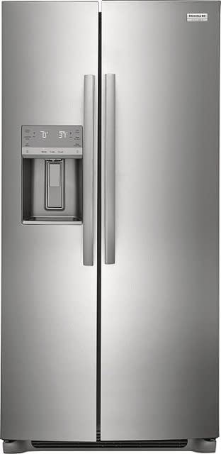 Frigidaire *Frigidaire GRSS2352AF  Gallery 22.3-cu ft Side-by-Side Refrigerator with Ice Maker (Fingerprint Resistant Stainless Steel) ENERGY STAR