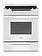 Whirlpool *WEE515SALW  30-in Smooth Surface 4 Elements, 34 INCH HEIGHT 4.8-cu ft Self-Cleaning Slide-in Electric Range (White)