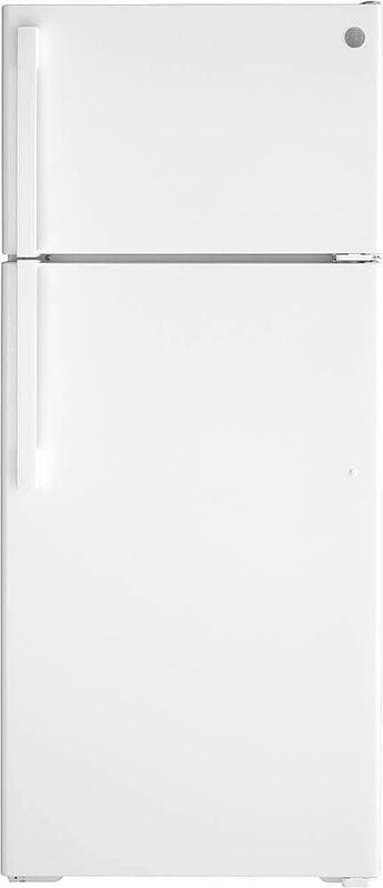GE *GIE18DTNDWW  17.5-cu ft Top-Freezer Refrigerator with Ice Maker (WHITE) ENERGY STAR
