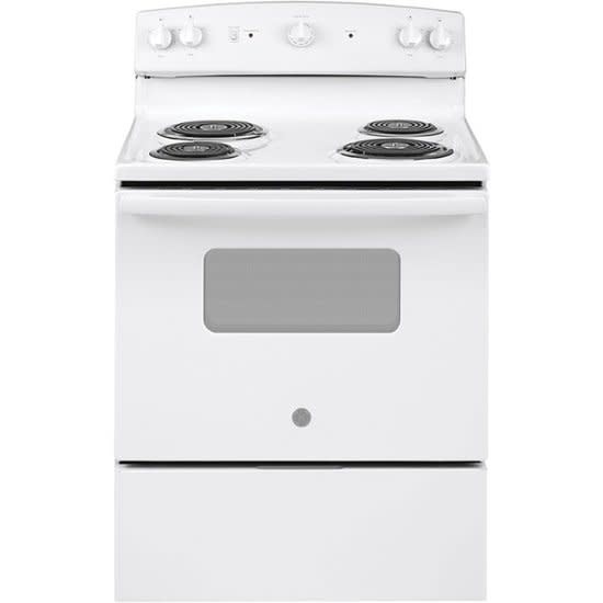 GE *JBS160DMWW 4 Elements 5-cu ft Freestanding Electric Range (White)
