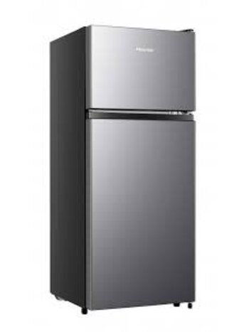 Hisense *LMT43M6AVE  4.4-cu ft Counter-depth Freestanding Mini Fridge Freezer Compartment (Sliver) ENERGY STAR