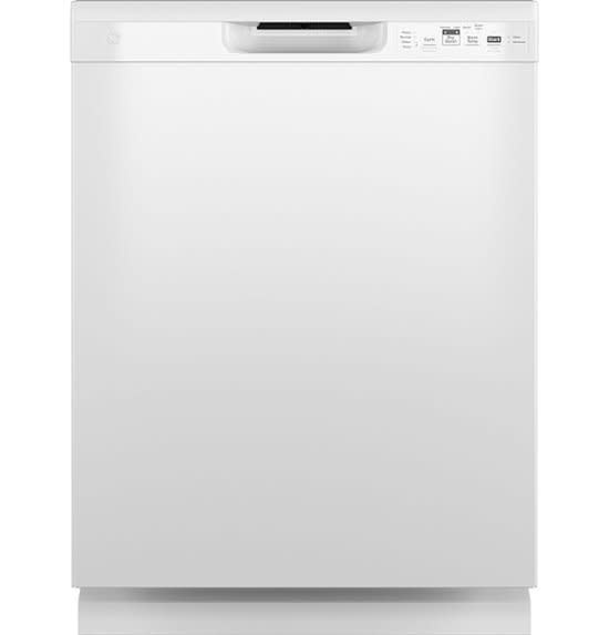 GE *GE GDF535PGRWW  24 in. Built-In Tall Tub Front Control White Dishwasher with Sanitize, Dry Boost, 55 dBA