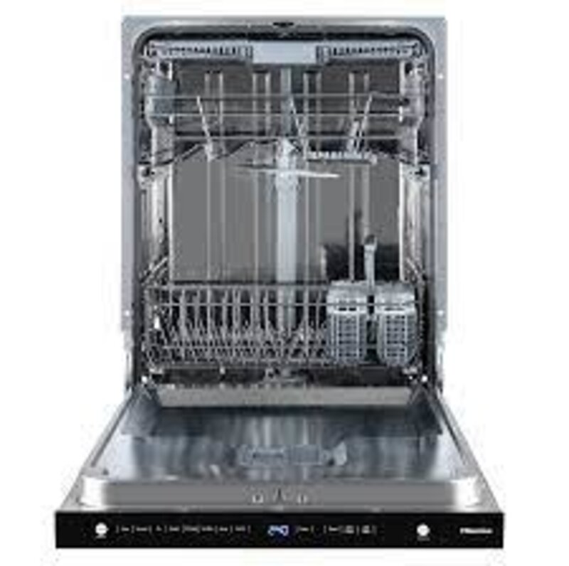 Hisense *Hisense HUI66360XCUS  Top Control 24-in Built-In Dishwasher With Third Rack (Stainless Steel) ENERGY STAR, 44-dBA
