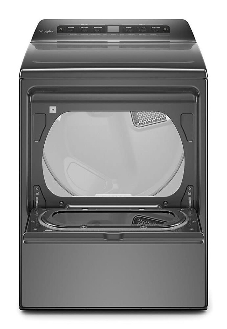 Whirlpool *WED5100HC 7.4 Cu. Ft. Electric Dryer with AccuDry Sensor Drying Technology - Chrome Shadow