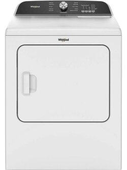 Whirlpool *WED6150PW  7-cu ft Steam Cycle Electric Dryer (White)