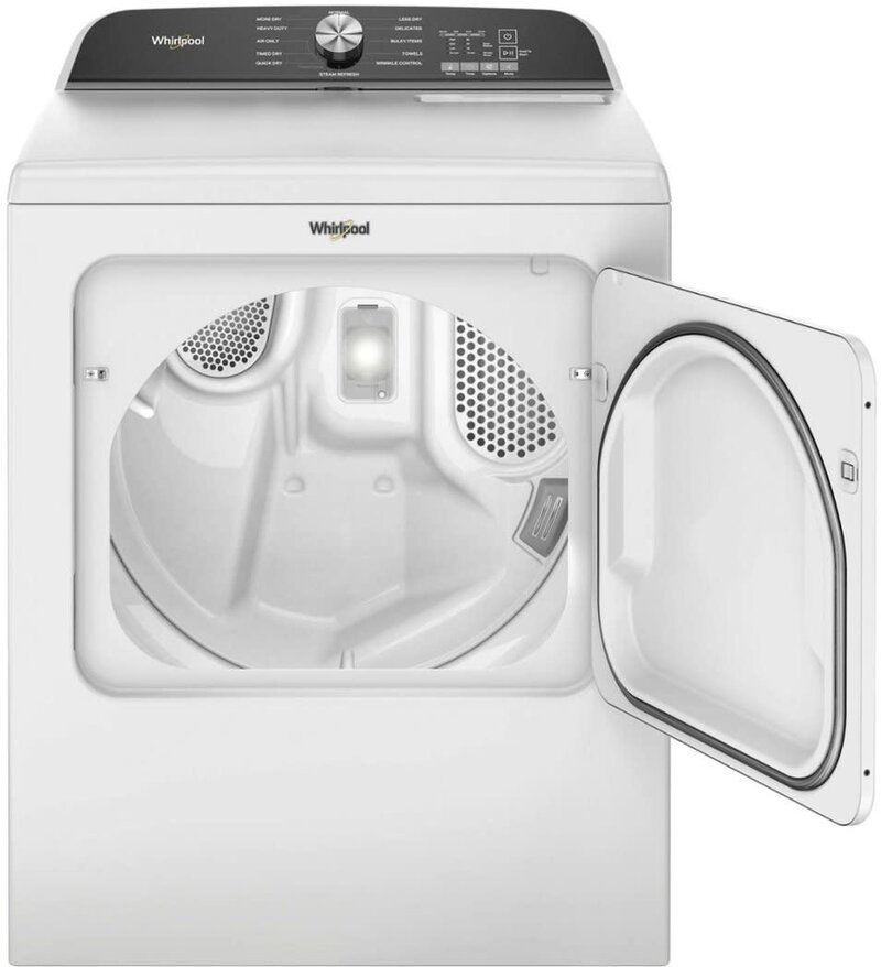 Whirlpool *WED6150PW  7-cu ft Steam Cycle Electric Dryer (White)