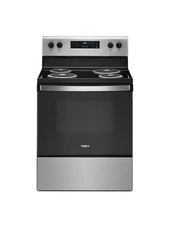 Whirlpool *WFC150M0JS  4.8 Cu. Ft. Freestanding Electric Range with Keep Warm Setting - Stainless Steel