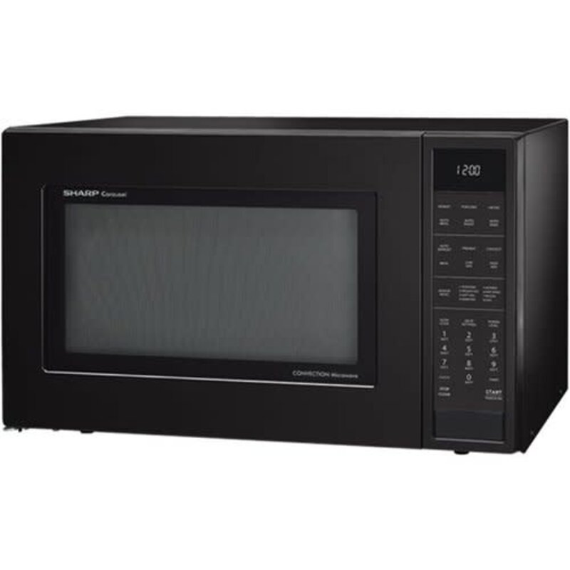 Sharp *Sharp  SMC1585BB  1.5 cu. ft. Countertop Convection Microwave in Black, Built-In Capable with Sensor Cooking