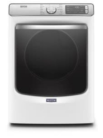 Maytag *Maytag MED8630HW 7.3 Cu. Ft. Capacity, Extra Power Button, Advanced Moisture Sensing Plus, Remote Start, 4 Dry Cycles, Steam Options, Quick Dry, Sanitize Cycle, ADA Compliant, and ENERGY STAR®