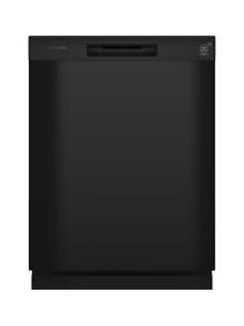 Hotpoint *HDF330PGRBB   Front Control 24-in Built-In Dishwasher (BLACK), 60-dBA