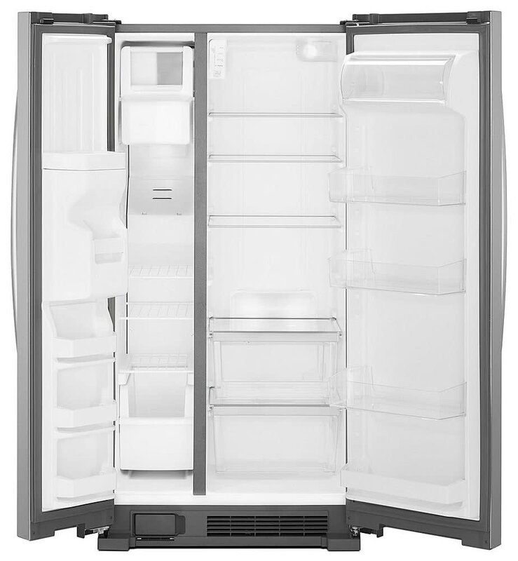 Whirlpool *Whirlpool WRS315SDHM 24.6 cu. ft. Side by Side Refrigerator in Monochromatic Stainless Steel
