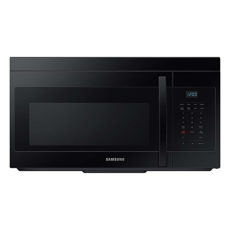 Samsung **Samsung ME16A4021AB  1.6 cu. ft. Over-the-Range Microwave with Auto Cook - Black