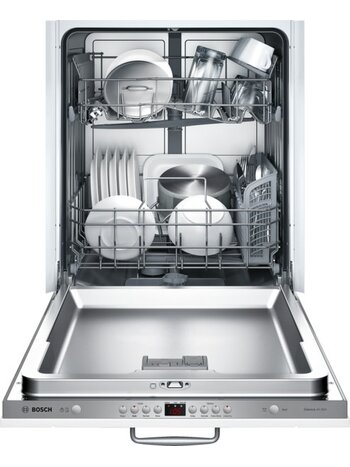 Bosch SHVM4AYB3N (NIB) 100 Series Top Control Built-In Hybrid Stainless Steel Tub Dishwasher 49 dBA - Custom Panel Ready