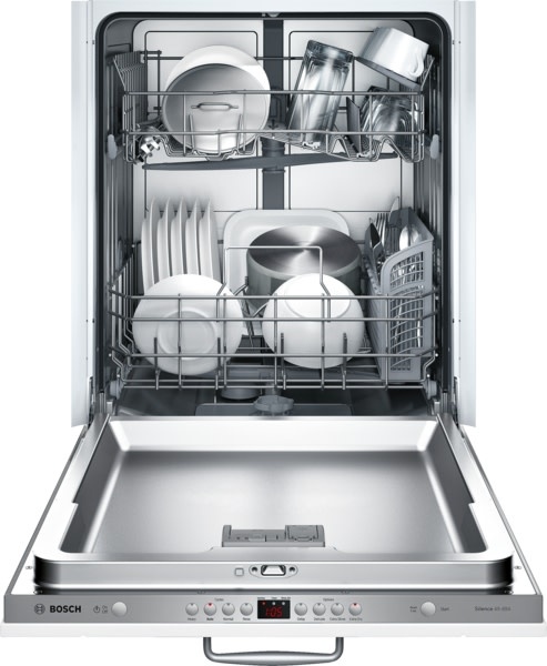 Bosch SHVM4AYB3N (NIB) 100 Series Top Control Built-In Hybrid Stainless Steel Tub Dishwasher 49 dBA - Custom Panel Ready