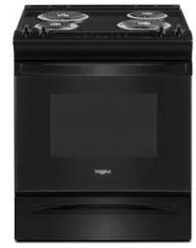 Whirlpool *Whirlpool WEC310S0LB  4.8 cu. ft. Single Oven Electric Range with Frozen Bake Technology in Black