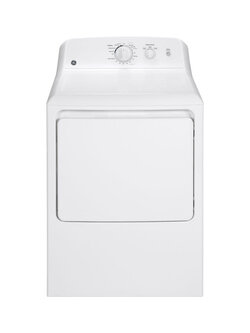 GE *GTX22EASKWW 27 Inch Wide 6.2 Cu. Ft. Electric Dryer with Aluminized Alloy Drum