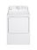 GE *GTX22EASKWW  6.2 cu. ft. capacity aluminized alloy drum electric dryer - White