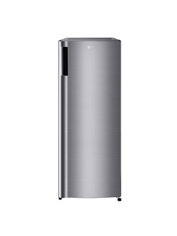 LG *LR0NC0605V 5.79 Cu. Ft. Top-Freezer Refrigerator with Semi Auto Defrost - Platinum Silver