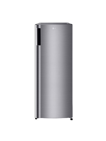 LG *LR0NC0605V 5.79 Cu. Ft. Top-Freezer Refrigerator with Semi Auto Defrost - Platinum Silver