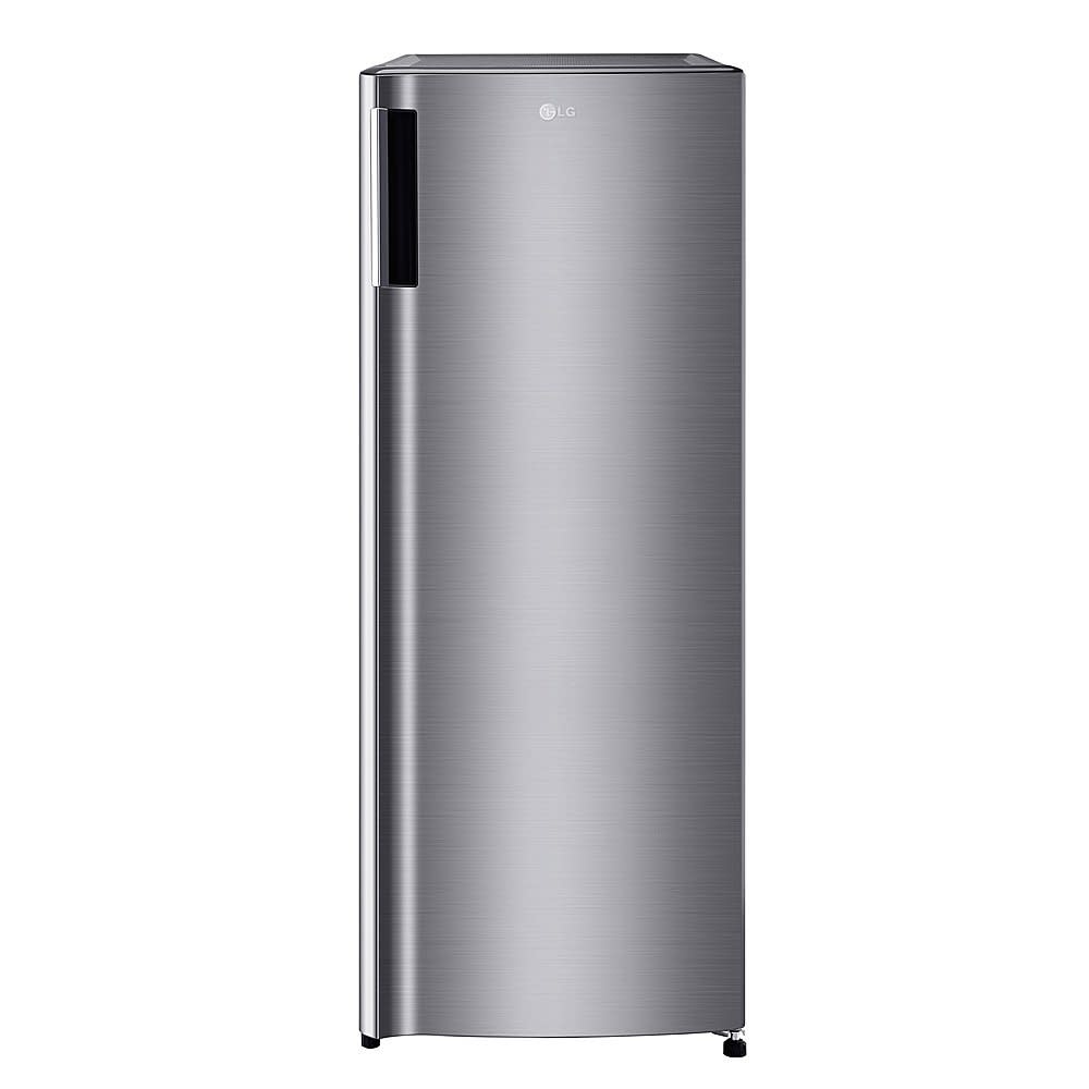 LG *LR0NC0605V 5.79 Cu. Ft. Top-Freezer Refrigerator with Semi Auto Defrost - Platinum Silver