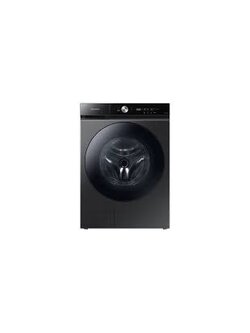 Samsung *WF53BB8700AV Bespoke 5.3 cu. ft. Ultra-Capacity Smart Front Load Washer in Brushed Black with Super Speed Wash and AI Smart Dial