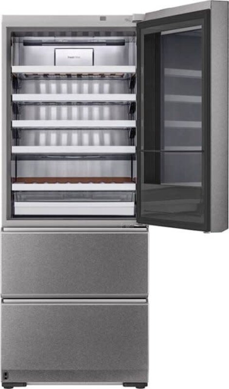 LG *LG UETC1408N  65-Bottle Freestanding Wine Cellar Smart Beverage Cooler with InstaView & Auto-Open Door, Counter Depth