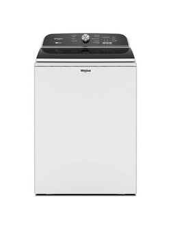 Whirlpool *WTW6157PW 5.3 Cu. Ft. High Efficiency Top Load Washer with 2 in 1 Removable Agitator - White