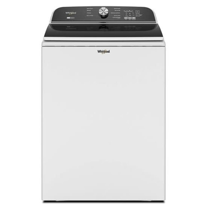 Whirlpool *WTW6157PW 5.3 Cu. Ft. High Efficiency Top Load Washer with 2 in 1 Removable Agitator - White