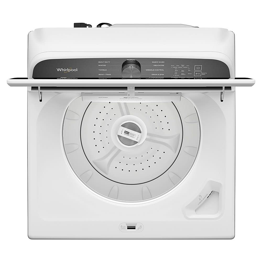 Whirlpool *WTW6157PW 5.3 Cu. Ft. High Efficiency Top Load Washer with 2 in 1 Removable Agitator - White