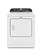 Whirlpool *WGD6150PW 7-cu ft Side Swing DoorSteam Cycle Gas Dryer (White)