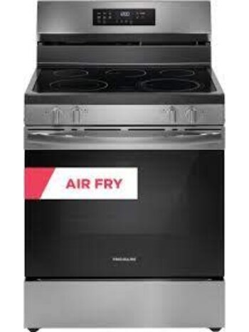 Frigidaire *FCRE3083AS 30 in. 5.3 cu. ft. 5 Element Freestanding Self-Cleaning Electric Range in Stainless Steel with Air Fry