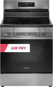 Frigidaire *Frigidaire FCRE3083AS 30 in. 5.3 cu. ft. 5 Element Freestanding Self-Cleaning Electric Range in Stainless Steel with Air Fry