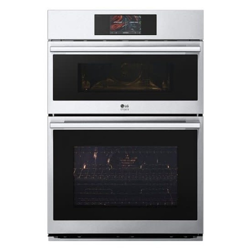 LG 30-in Self-cleaning Air Fry Fingerprint-resistant Convection