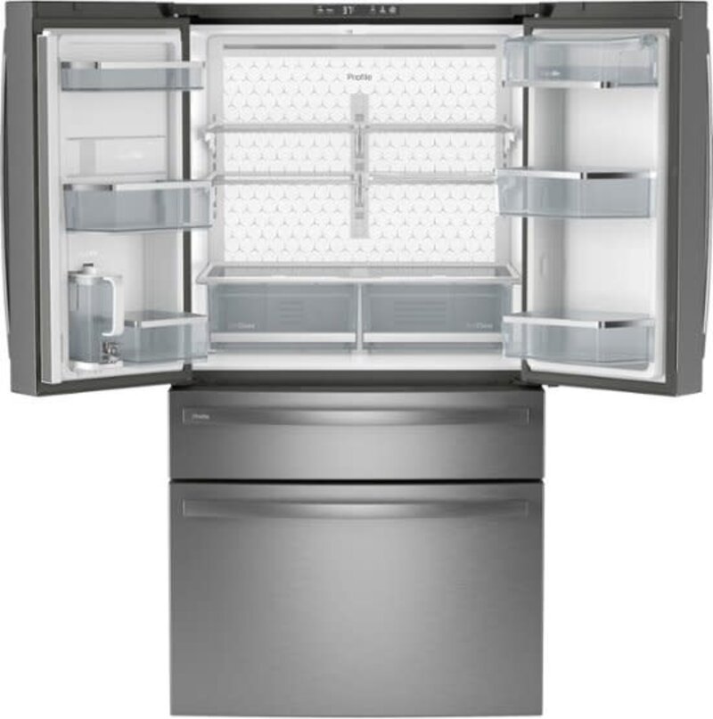 GE *PGE29BYTFS  28.7 Cu. Ft. 4 Door French Door Refrigerator with Dual-Dispense AutoFill Pitcher - Stainless Steel