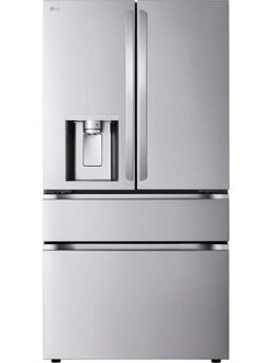 LG *LF29H8330S Standard Depth MAX 28.6-cu ft 4-Door Smart French Door Refrigerator with Dual Ice Maker (Fingerprint Resistant) ENERGY STAR