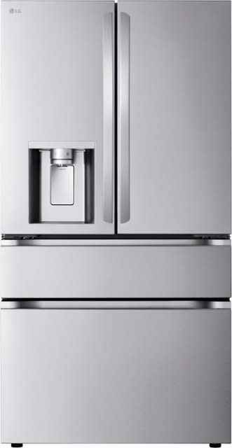 LG *LF29H8330S Standard Depth MAX 28.6-cu ft 4-Door Smart French Door Refrigerator with Dual Ice Maker (Fingerprint Resistant) ENERGY STAR
