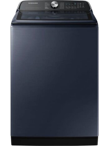 Samsung *WA54CG7150AD 5.4 cu. ft. Smart Top Load Washer with Pet Care Solution and Super Speed Wash in Brushed Navy Blue