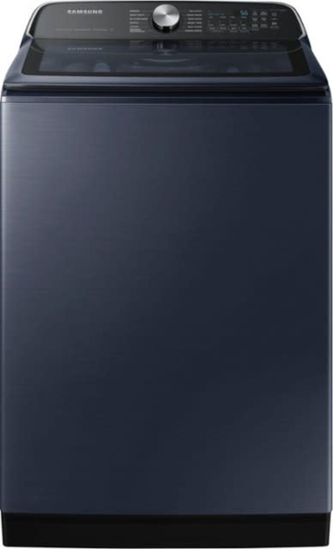 Samsung *WA54CG7150AD 5.4 cu. ft. Smart Top Load Washer with Pet Care Solution and Super Speed Wash in Brushed Navy Blue