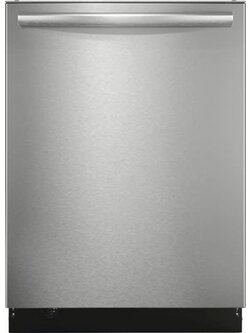 Frigidaire *GDSH4715AF Gallery Stainless Steel Tub Top Control 24-in Built-In Dishwasher With Third Rack (Fingerprint Resistant Stainless Steel) ENERGY STAR, 47-dBA