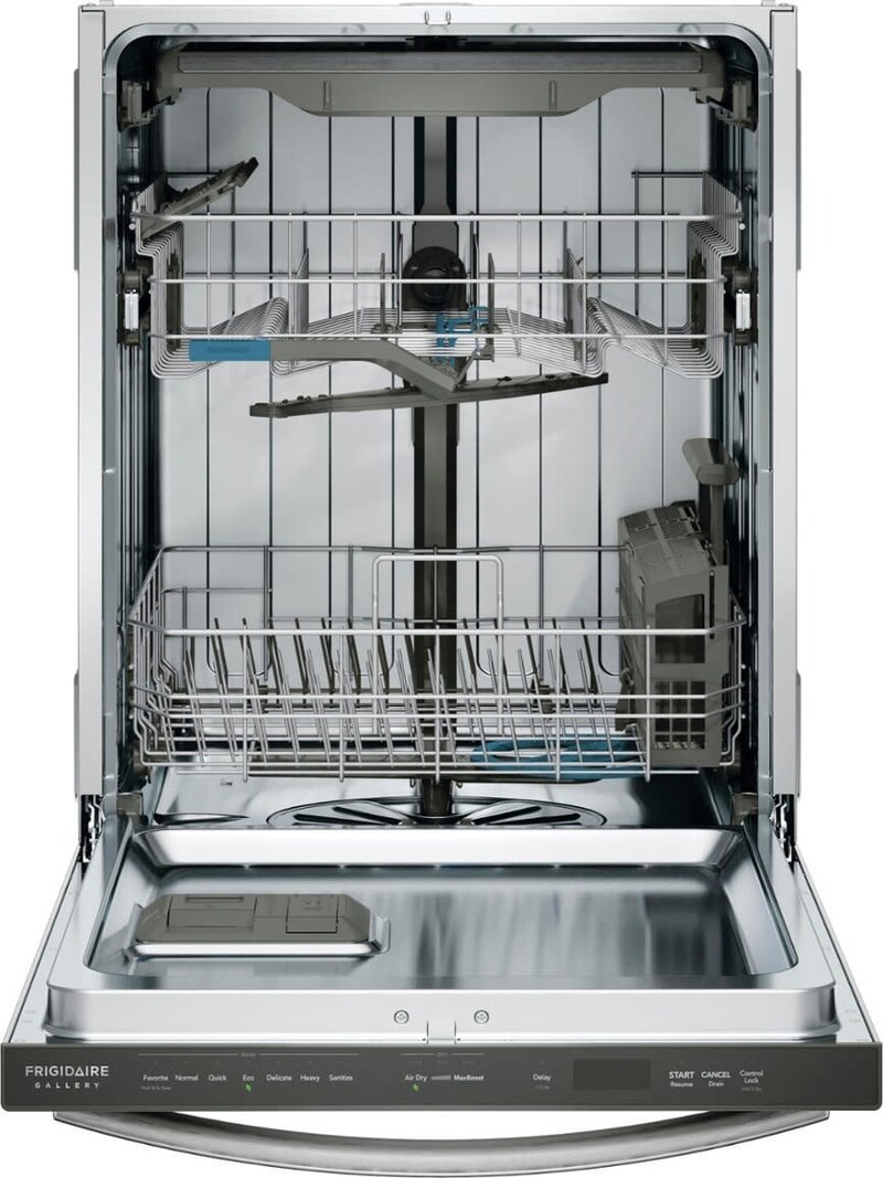 Frigidaire *GDSH4715AF Gallery Stainless Steel Tub Top Control 24-in Built-In Dishwasher With Third Rack (Fingerprint Resistant Stainless Steel) ENERGY STAR, 47-dBA