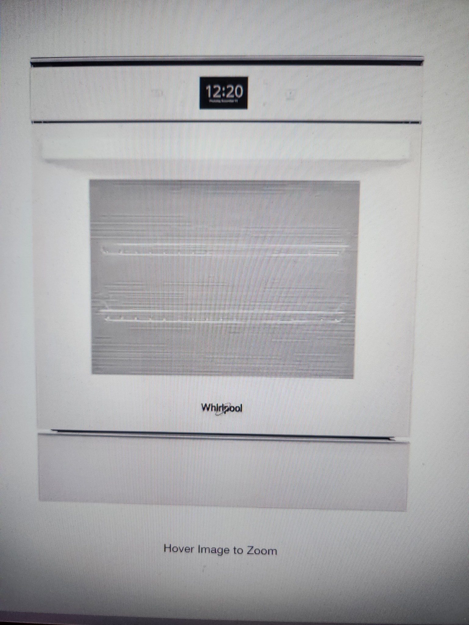 Whirlpool *Whirlpool WOS52ES4MW 24-in Smart Single Electric Wall Oven Single-fan Self-cleaning (White)