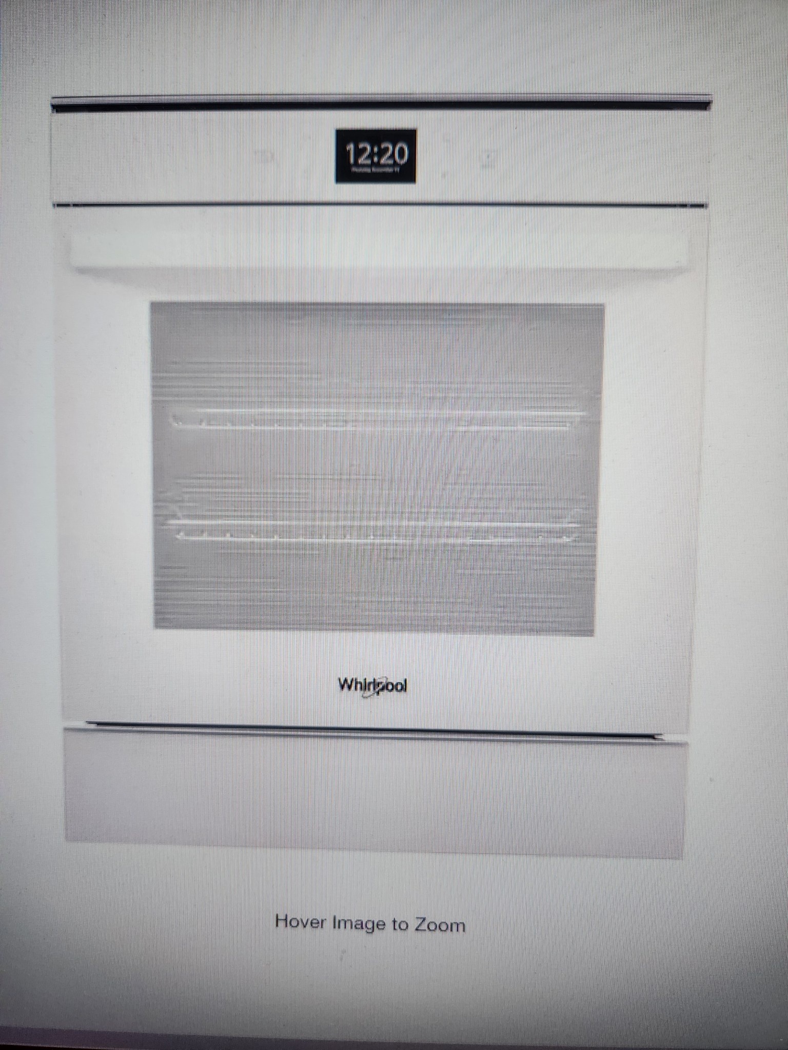 Whirlpool *WOS52ES4MW 24-in Smart Single Electric Wall Oven Single-fan Self-cleaning (White)