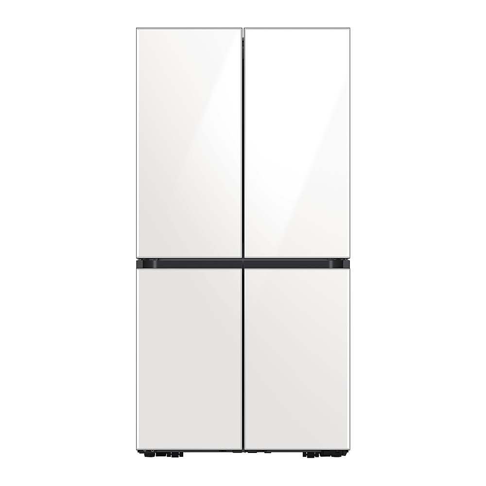 Samsung * Samsung RF29A967512  BESPOKE 29 cu. ft. 4-Door Flex Smart Refrigerator with Customizable Panel - White Glass