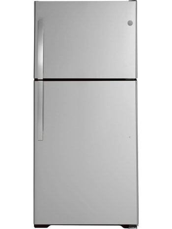 GE *GTS22KYNRFS 21.9 Cu. Ft. Garage-Ready Top-Freezer Refrigerator - Stainless Steel