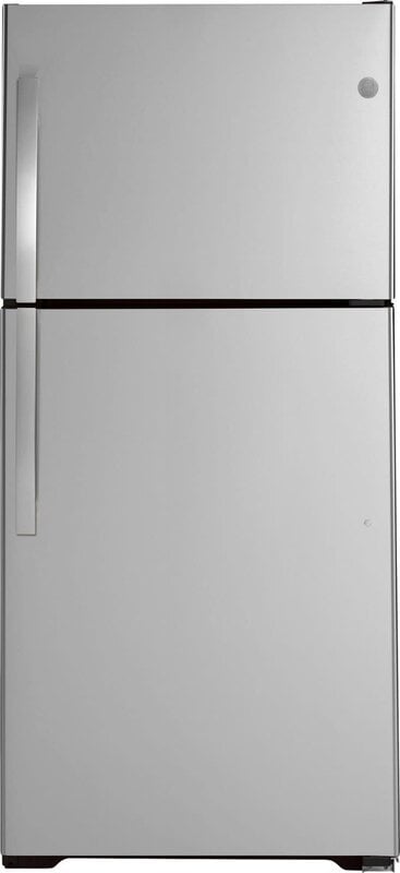 GE *GE GTS22KYNRFS  21.9 Cu. Ft. Garage-Ready Top-Freezer Refrigerator - Stainless Steel